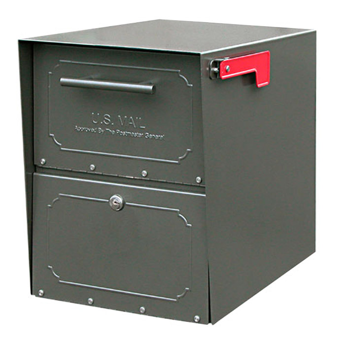 Architectural Mailboxes Oasis Locking Post Mounted Mailbox & Reviews